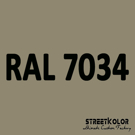 RAL 7034 Uretanová auto barva lesklá nebo matná 1 litr + tužidlo + ředidlo