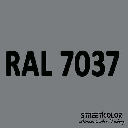RAL 7037 Uretanová auto barva lesklá nebo matná 1 litr + tužidlo + ředidlo