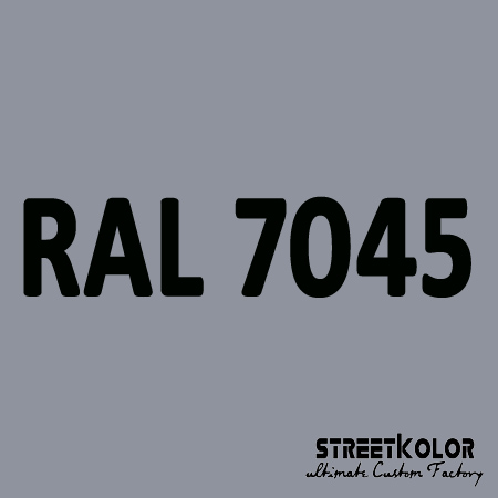 RAL 7045 Uretanová auto barva lesklá nebo matná 1 litr + tužidlo + ředidlo