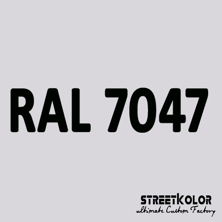 RAL 7047 Uretanová auto barva lesklá nebo matná 1 litr + tužidlo + ředidlo
