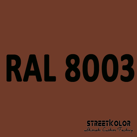 RAL 8003 Uretanová auto barva lesklá nebo matná 1 litr + tužidlo + ředidlo