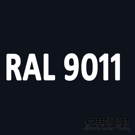 RAL 9011 Uretanová auto barva lesklá nebo matná 1 litr + tužidlo + ředidlo