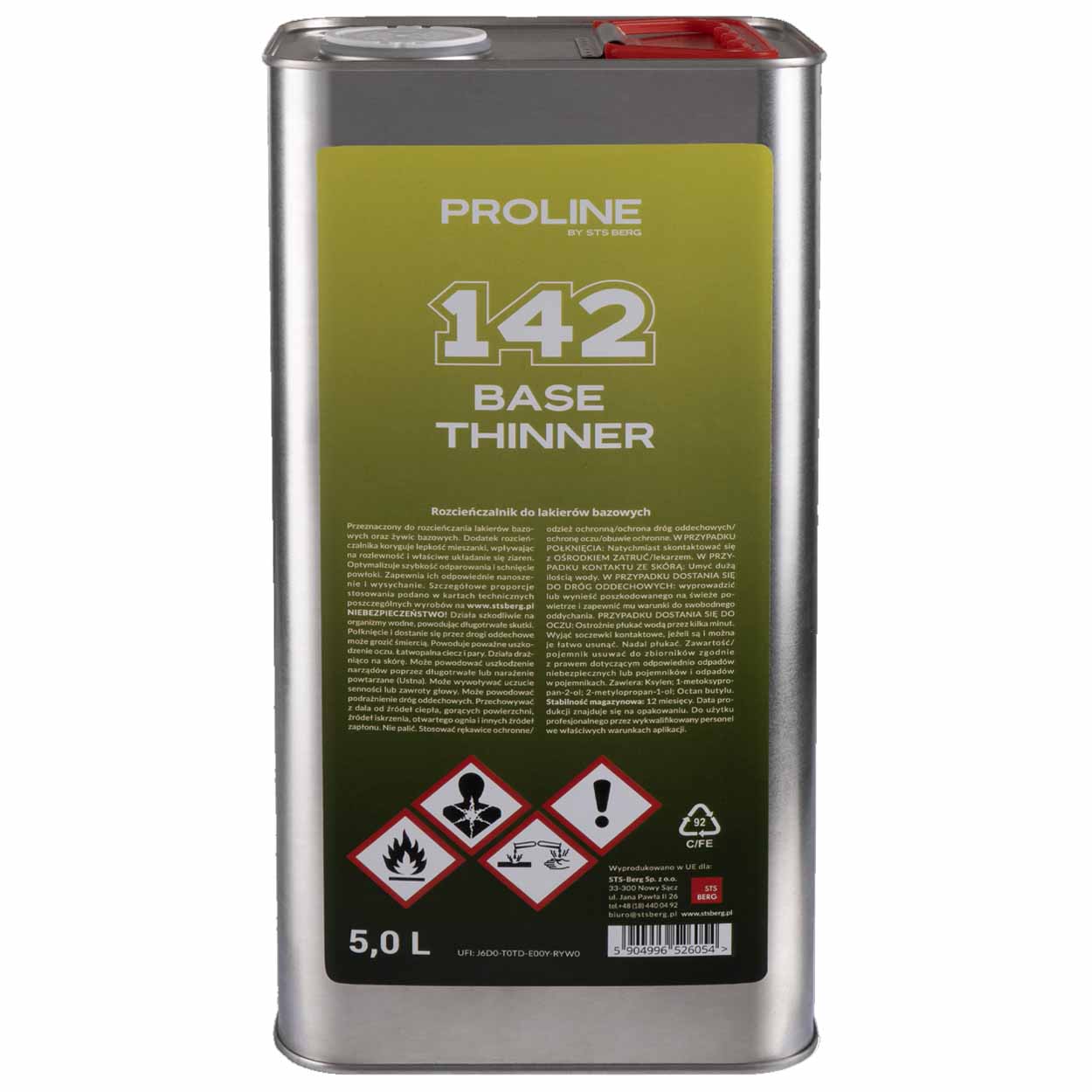 Bázové riedidlo PROLINE 142, 5 litrov
