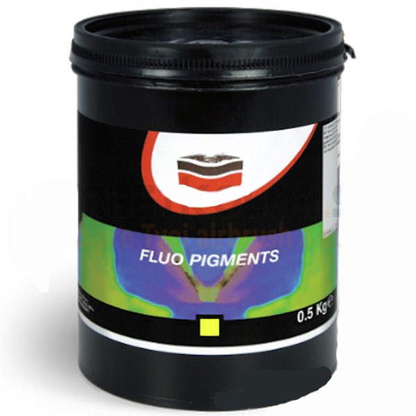 Lechler LQ179113 fluo Signální pigment Žlutý - vysoce kvalitní, 500 gramů