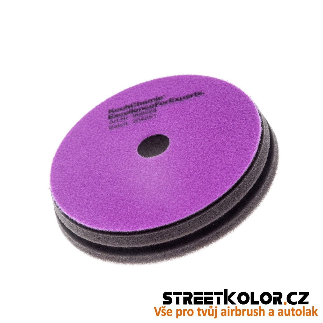 KochChemie Finální antihologramový fialový leštící kotouč Micro Cut Pad 150x23mm