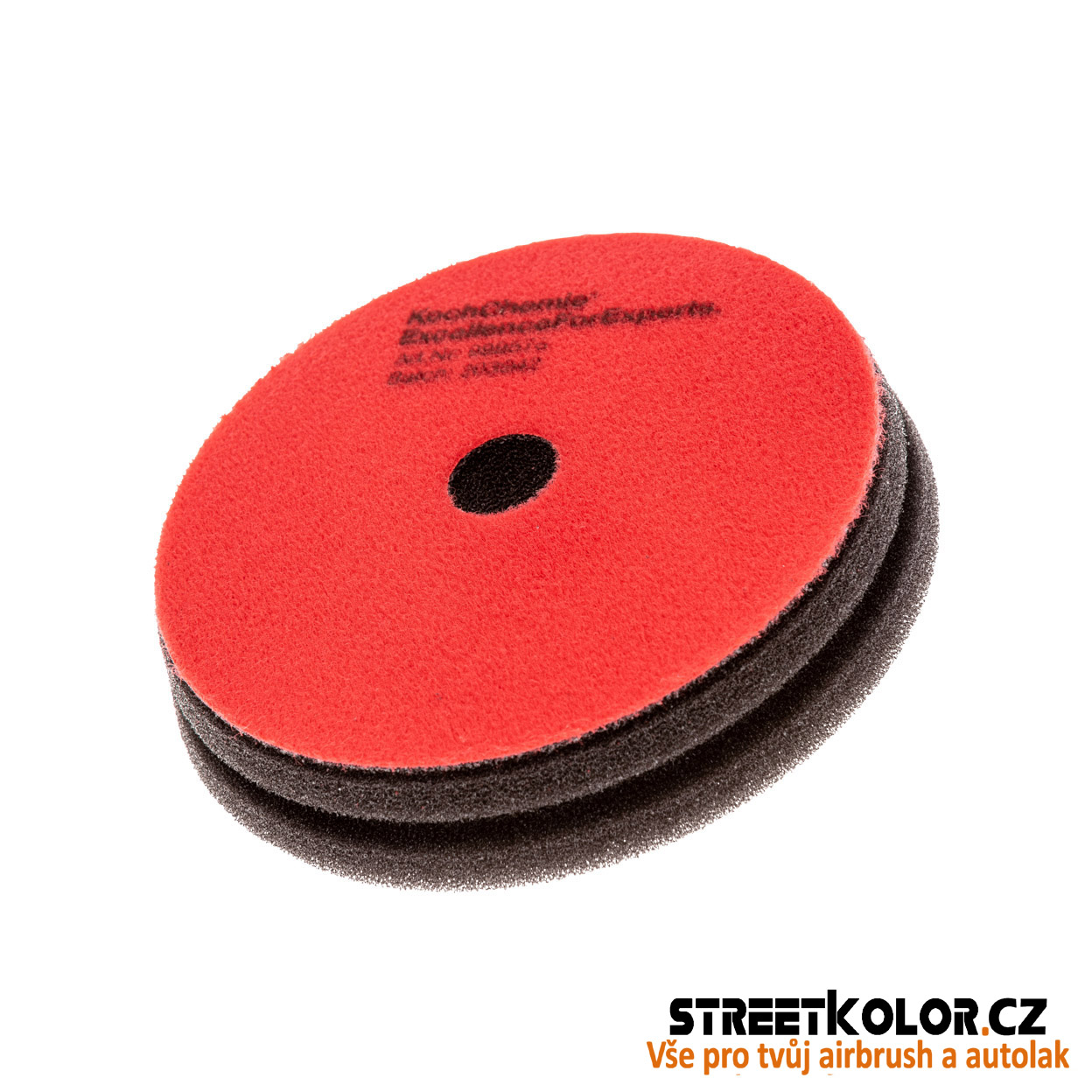 KochChemie Leštící kotouč řezný červený Heavy Cut Pad 126 x 23mm