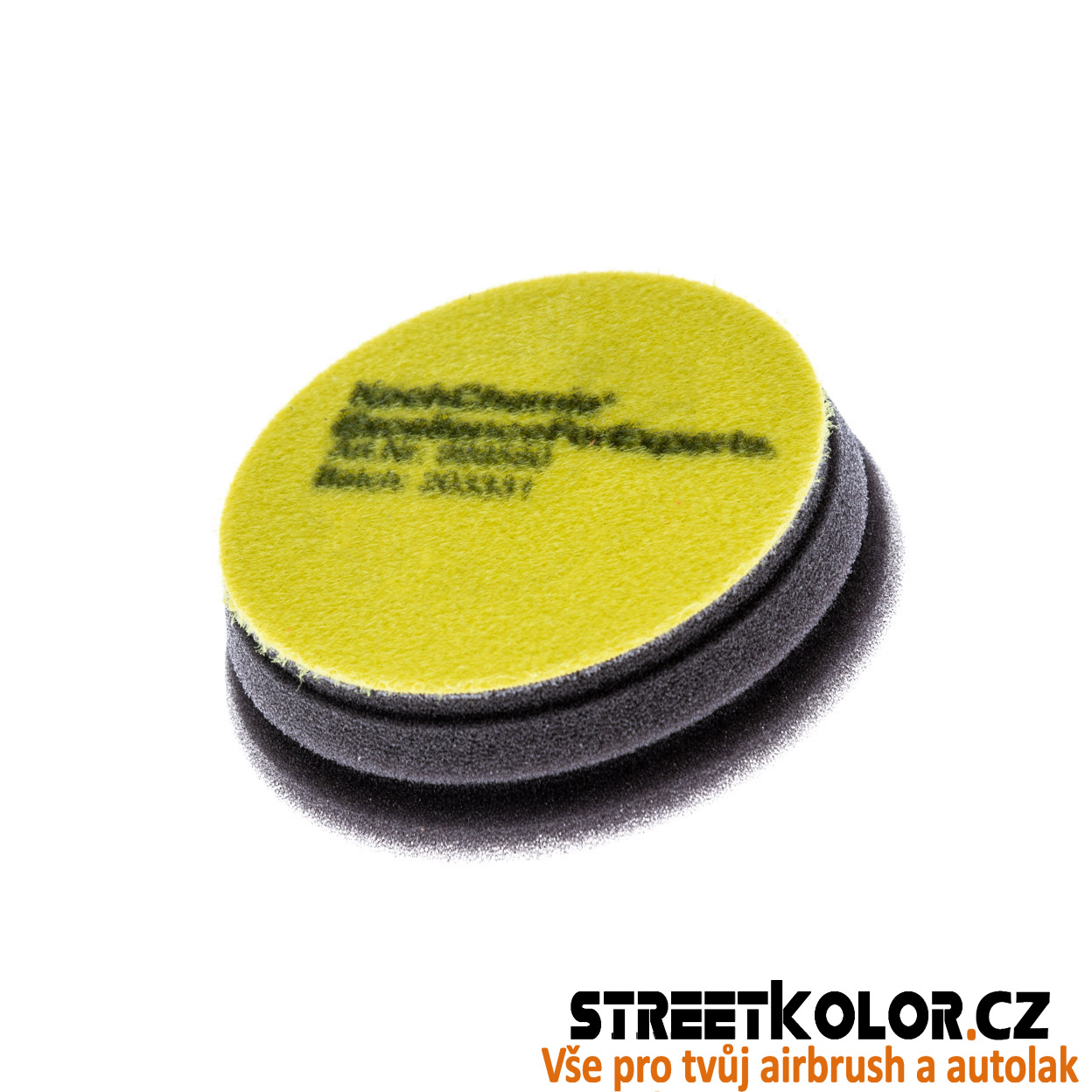 KochChemie Středně tvrdý žlutý leštící kotouč Fine Cut Pad 76 x 23 mm