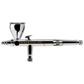 Iwata Eclipse TAKUMI 0,35mm airbrush pistole s bočním polohovatelným kalíškem