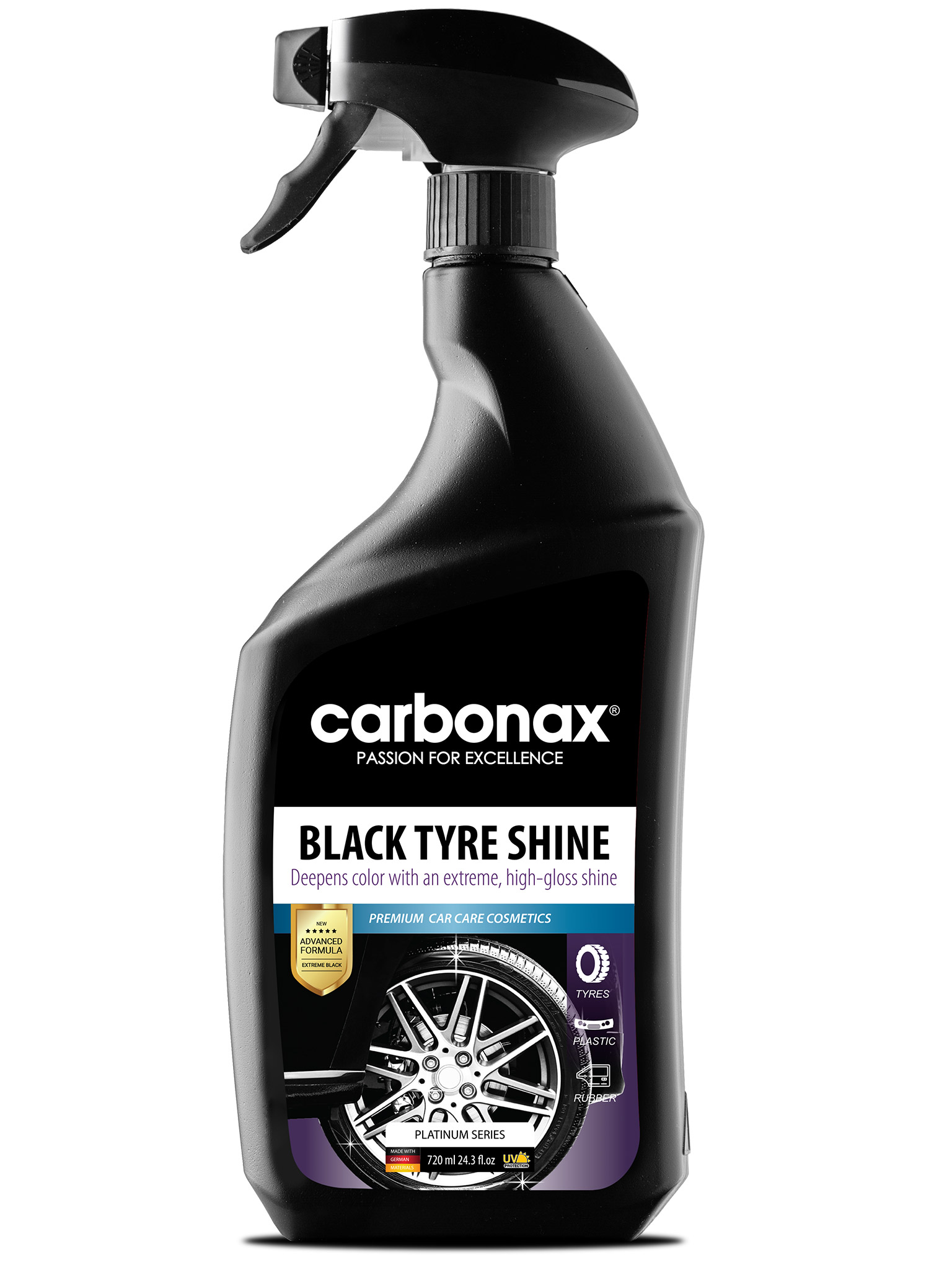 CARBONAX® Sprej na pneumatiky s leskem, 720ml