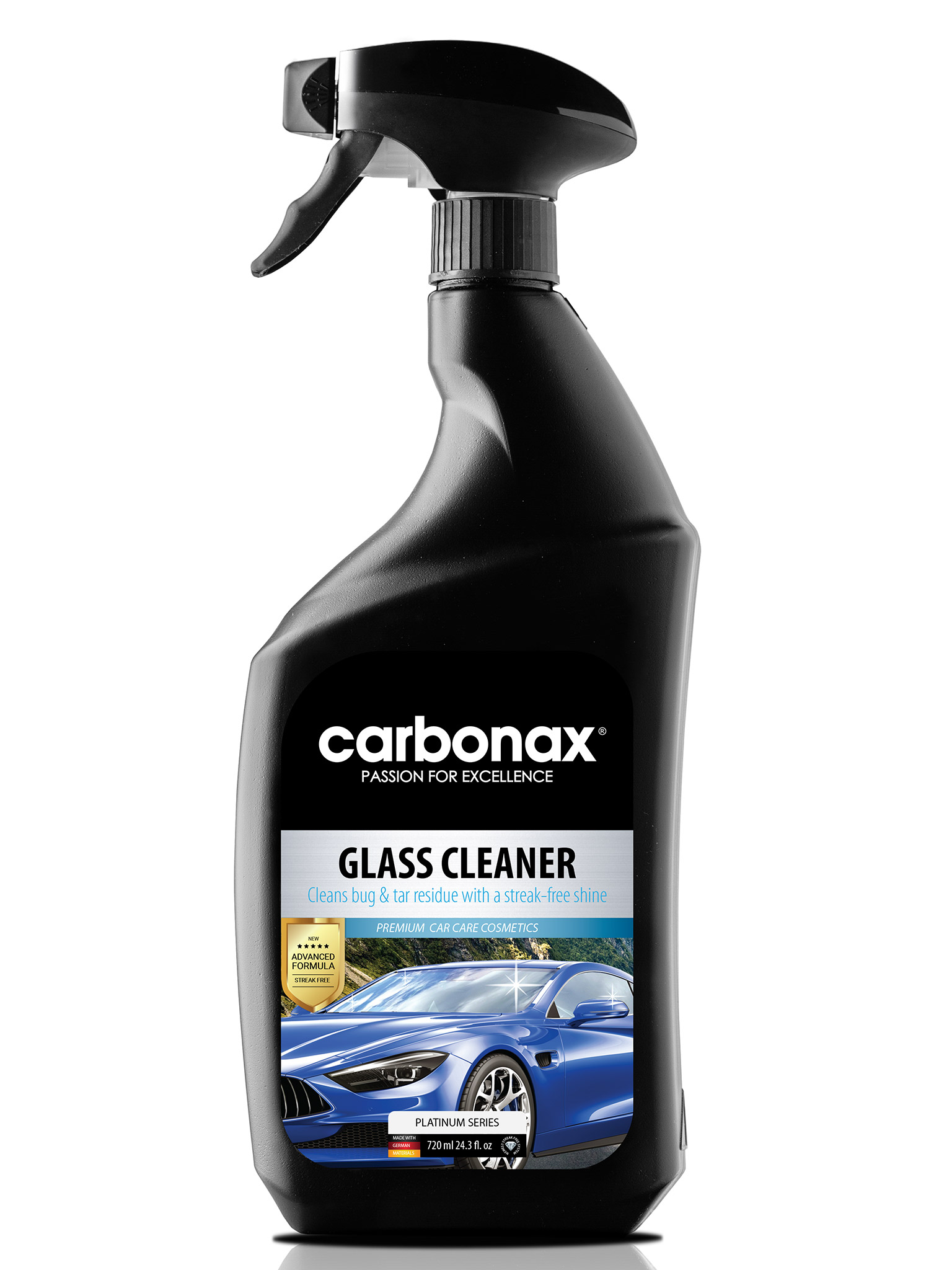 CARBONAX® Čistič skla s vysokým leskem, 720ml
