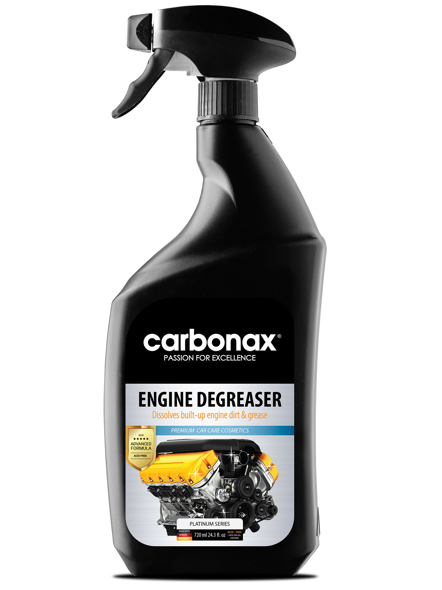 CARBONAX® Čistič a odmašťovač motoru, 720ml
