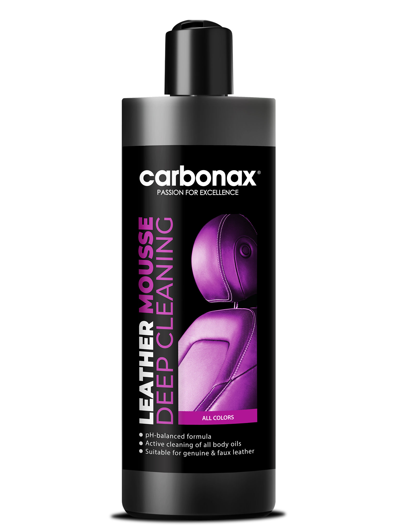 CARBONAX® Čistící pěna na kůži, náhradní náplň, objem 500ml