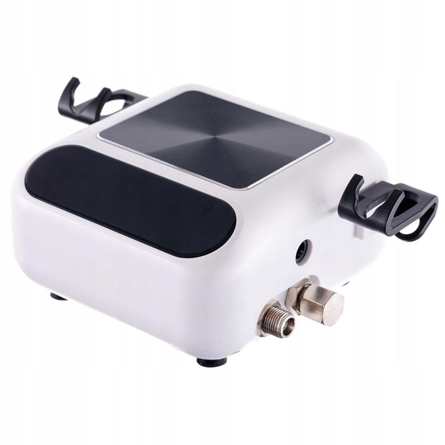 Airbrush set OCTAGON HSA9K WHITE s kompresorem a dvěma airbrush pistolemi s tryskou 0,3mm