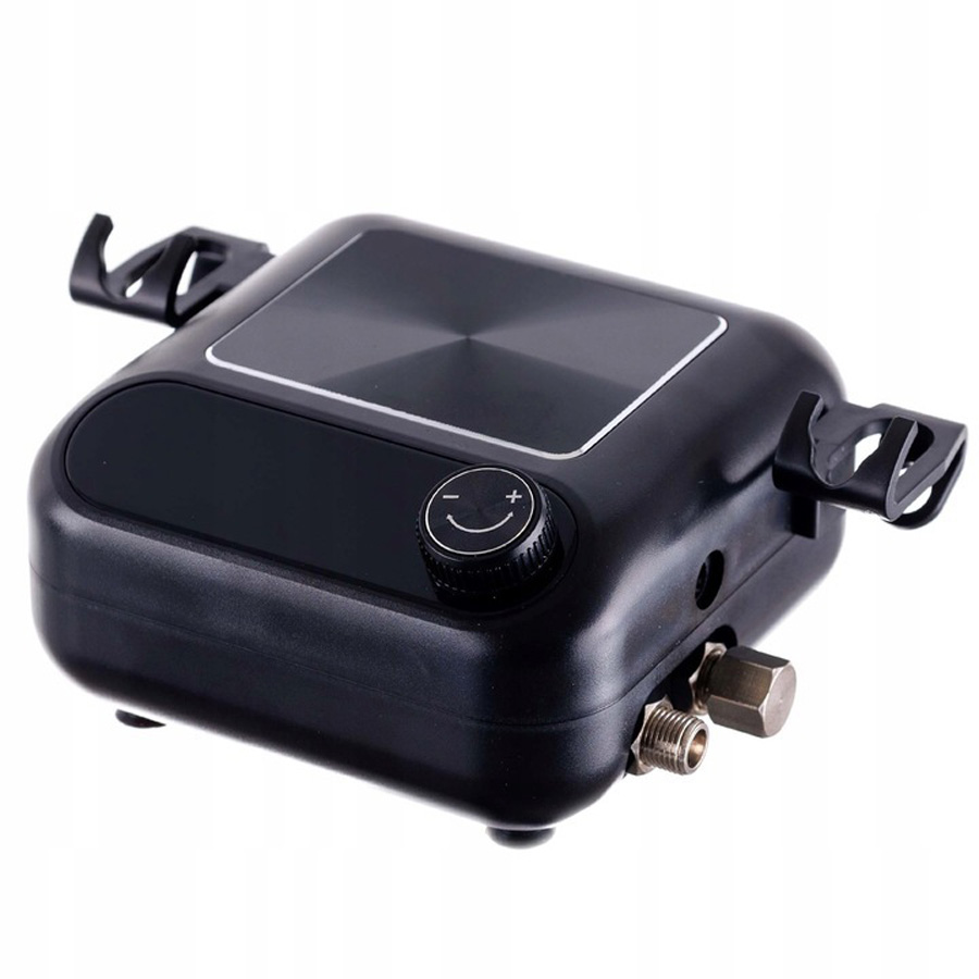 Airbrush set OCTAGON HSA10K BLACK s kompresorem a dvěma airbrush pistolemi s tryskou 0,3mm