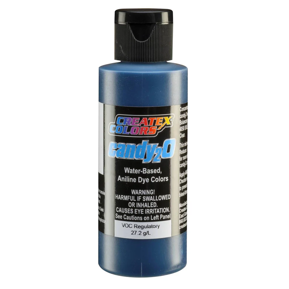 Createx candy2O – 4657 Caribe Blue 60 ml – Koncentrovaná transparentní airbrush barva