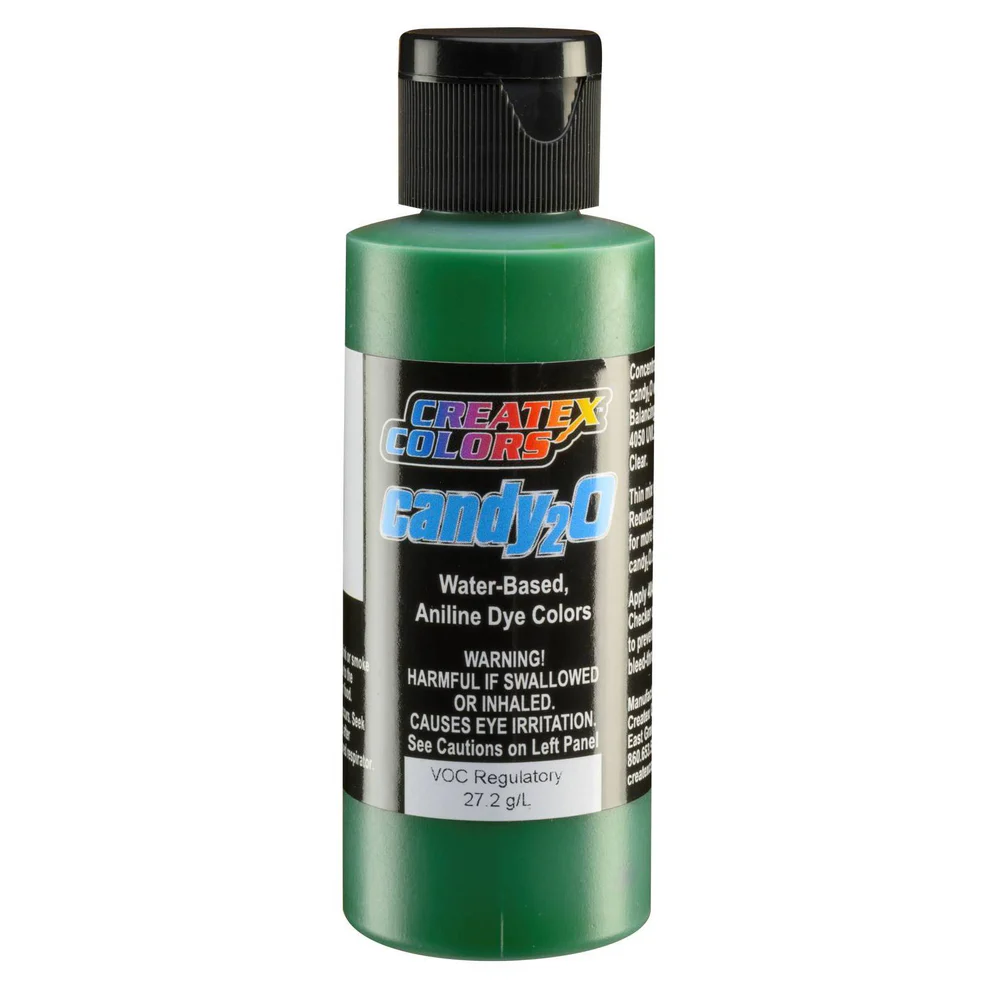 Createx candy2O – 4660 Poison Green 60 ml – Koncentrovaná transparentní airbrush barva